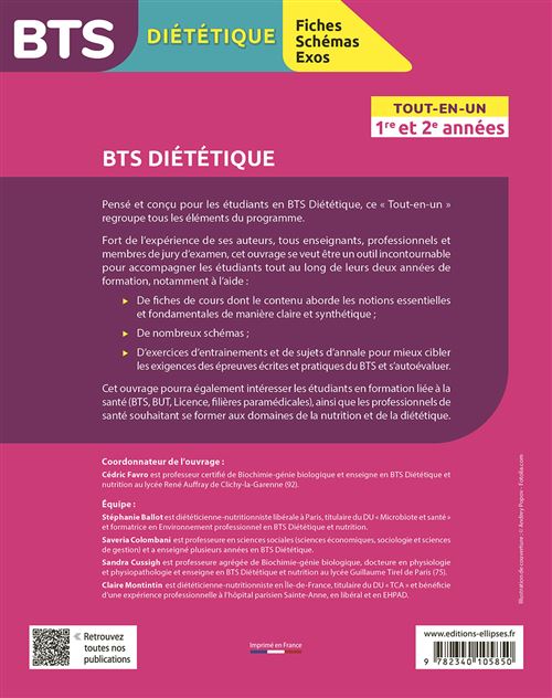 bts diététicienne